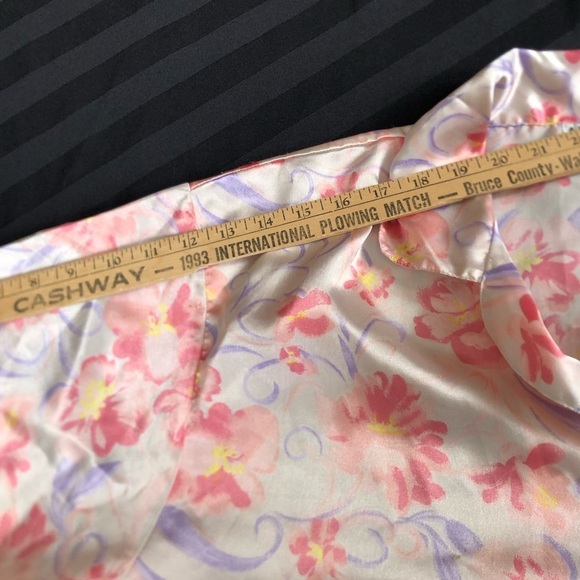 Vtg Floral Sleep Shirt - Picture 8 of 16